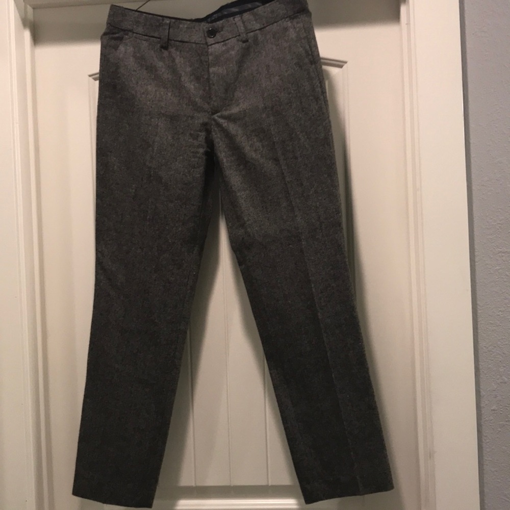 Grey tweed suit